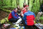 Erste Hilfe Training für Mitarbeiter des Hessen Forst